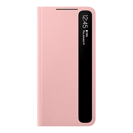 Clear View Cover Case to Galasy 2016 Pink